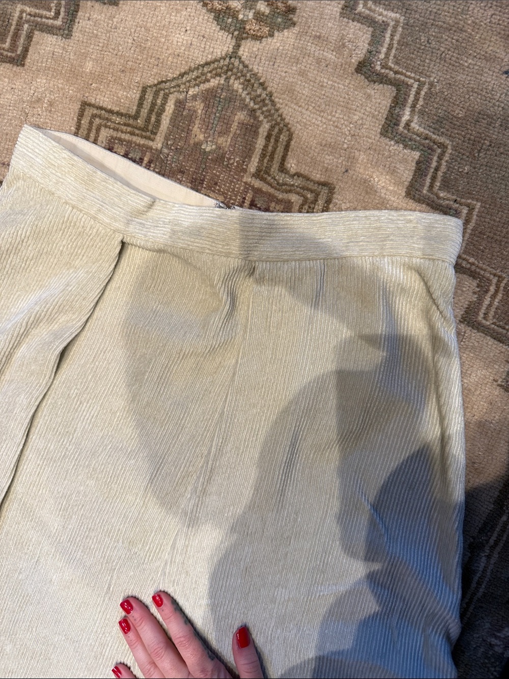 Isabel Marant Cream High-Low Midi Skirt - Picture 3 of 3